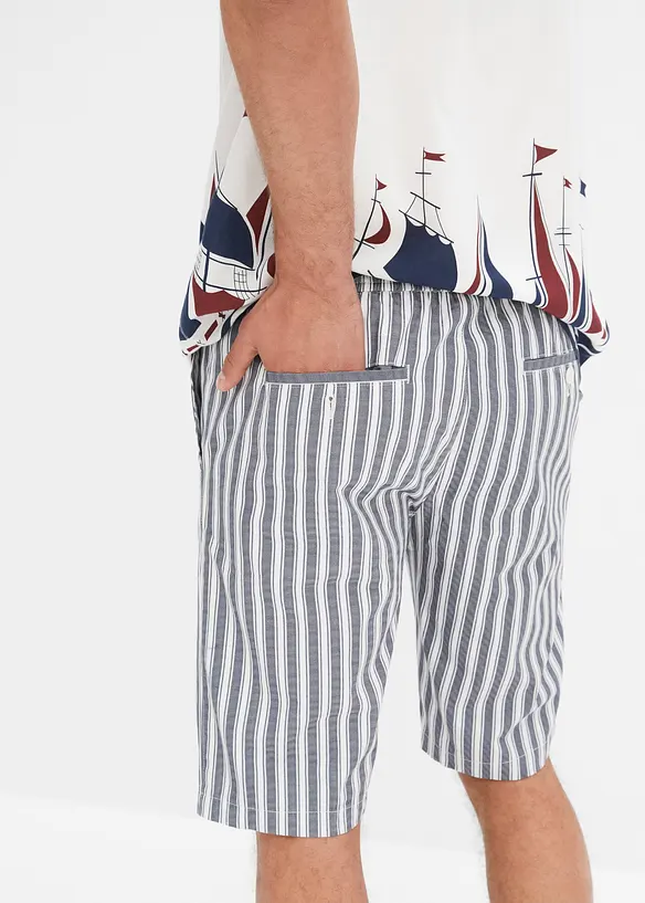 Bermudas i chinosmodell med gubbveck, bonprix