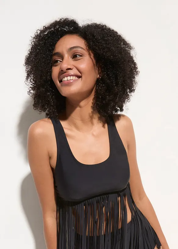 Tankini med fransar (2 delar), bonprix