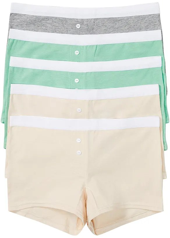 Boxertrosa med ekologisk bomull (5-pack), bonprix