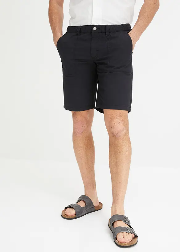 Shorts av ren bomull, Regular Fit, bonprix