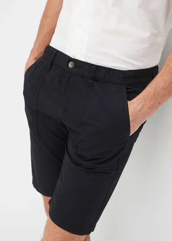 Shorts av ren bomull, Regular Fit, bonprix