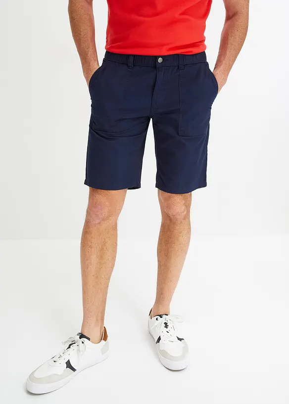 Shorts av ren bomull, Regular Fit, bonprix