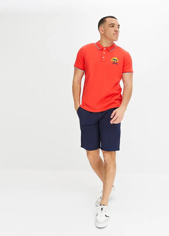 Shorts av ren bomull, Regular Fit, bonprix