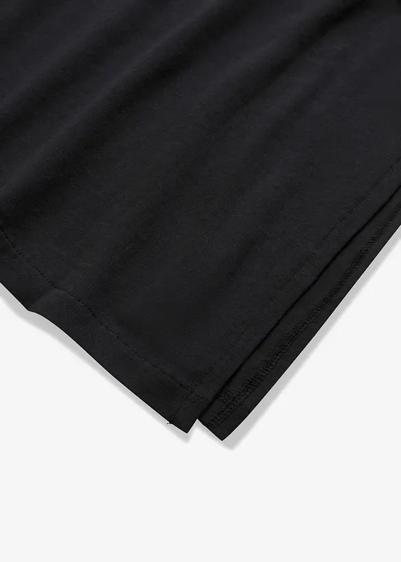 Jerseyklänning i bomull med stretch, bonprix