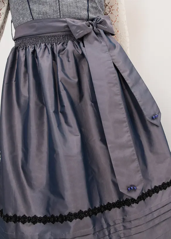 Dirndl i jacquard med förkläde (2 delar), bonprix