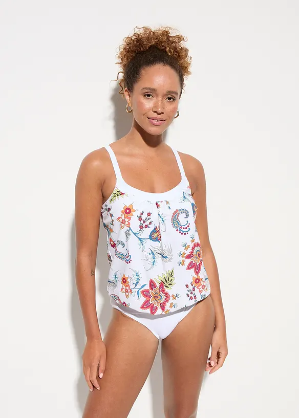 Tankini med reglerbara axelband (2 delar), bonprix