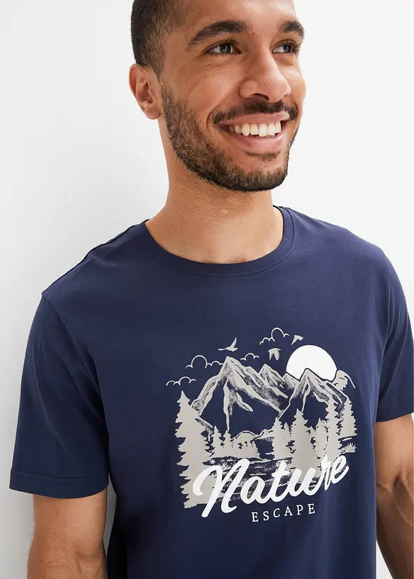 T-shirt i ren ekologisk bomull, bonprix