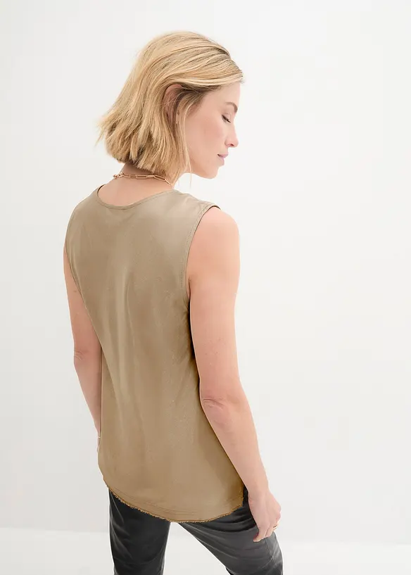 Bluslinne i följsam satin, bonprix