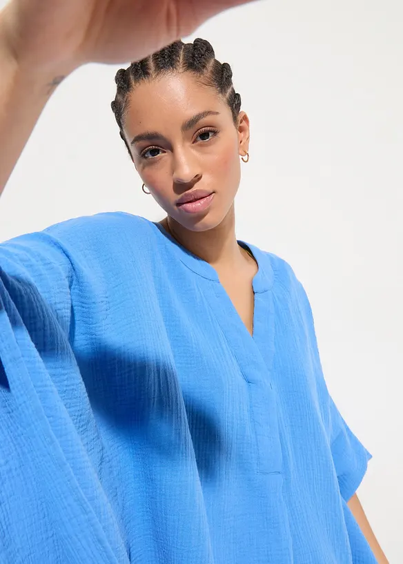Strandtunika i muslin, bonprix