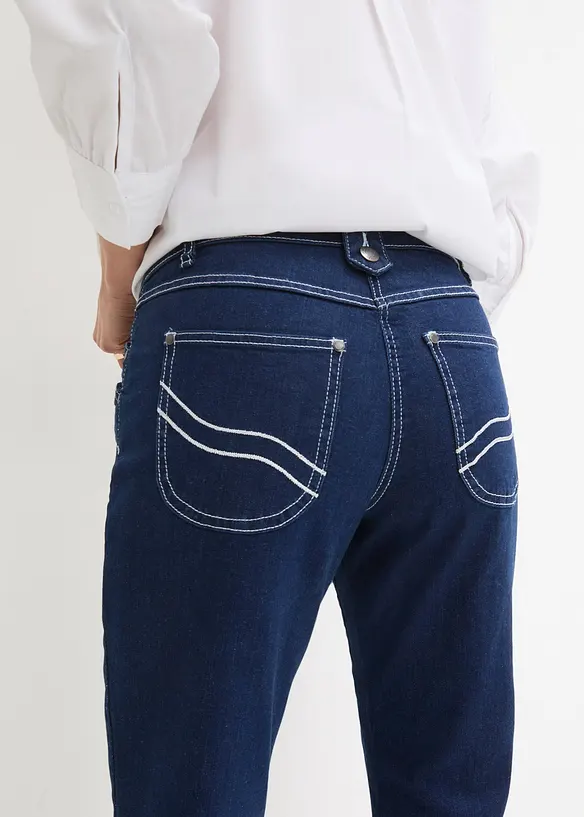 Capri Jeans Mid Waist, bonprix