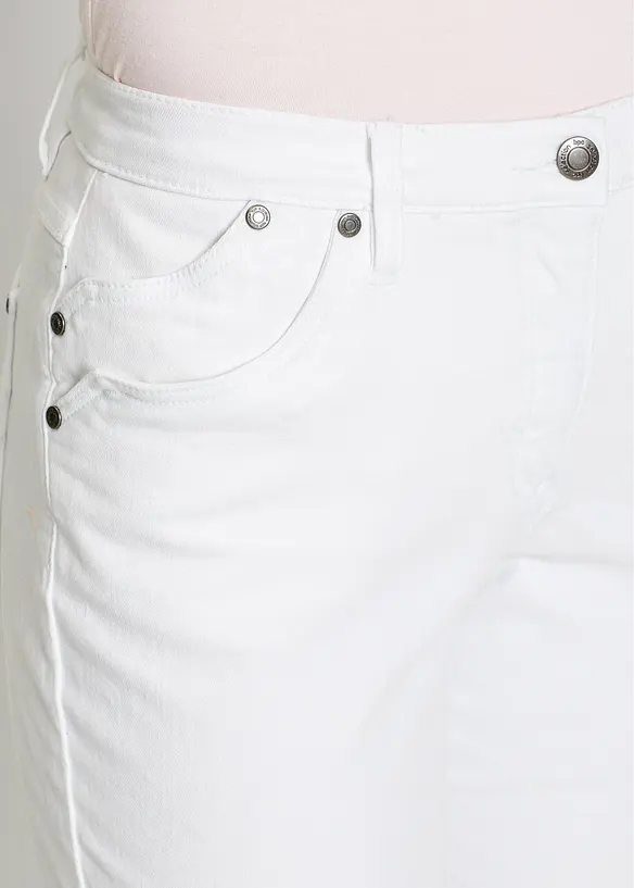 Capri Jeans Mid Waist, bonprix