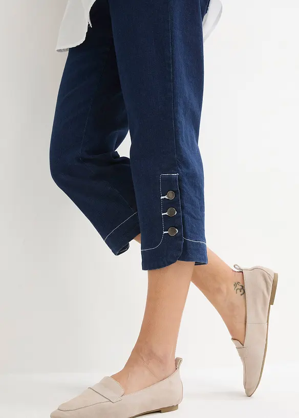 Capri Jeans Mid Waist, bonprix