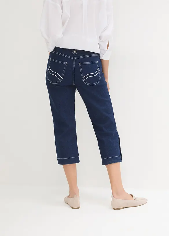 Capri Jeans Mid Waist, bonprix