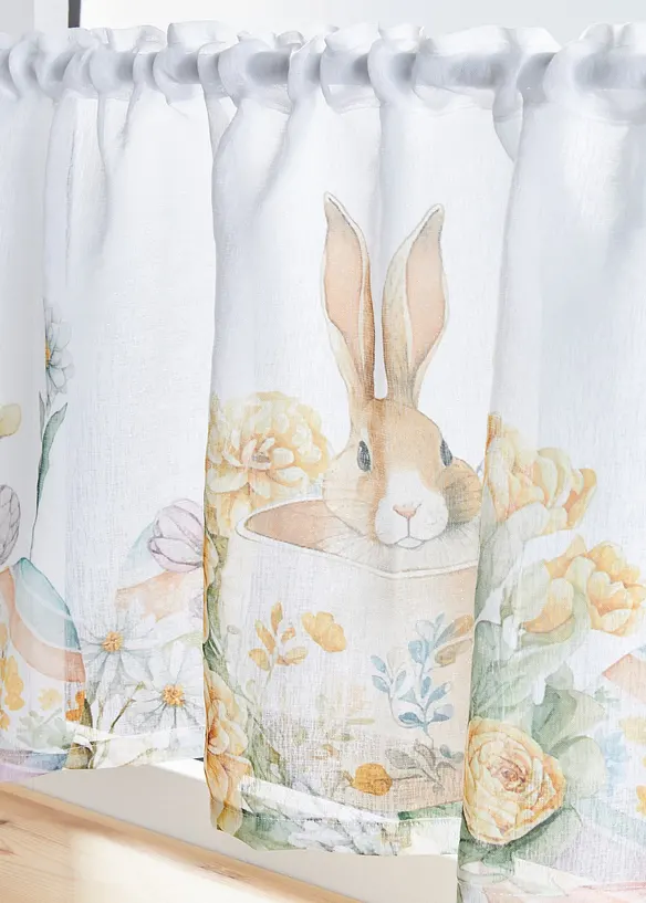 Caf&eacute;gardin med harmotiv, bonprix