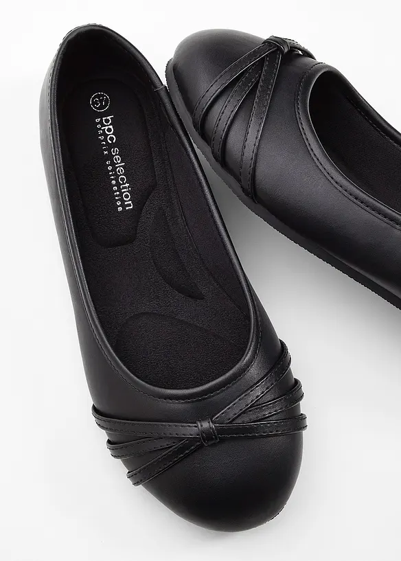 Sköna ballerinaskor med bekväm vidd, bonprix