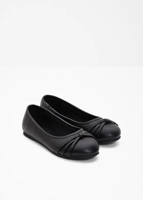 Sk&ouml;na ballerinaskor med bekv&auml;m vidd, bonprix
