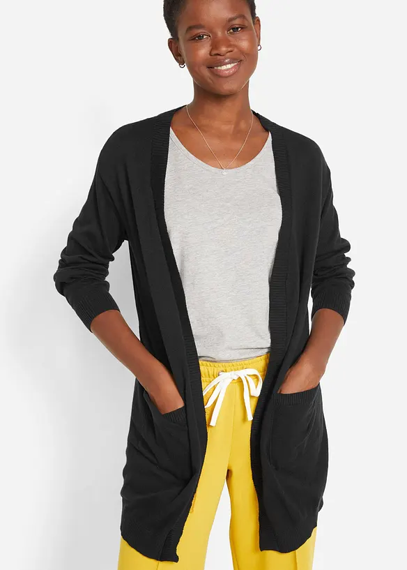 Tunn cardigan i bomull, bonprix