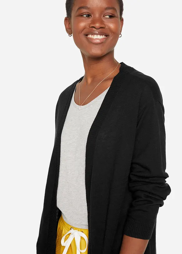 Tunn cardigan i bomull, bonprix