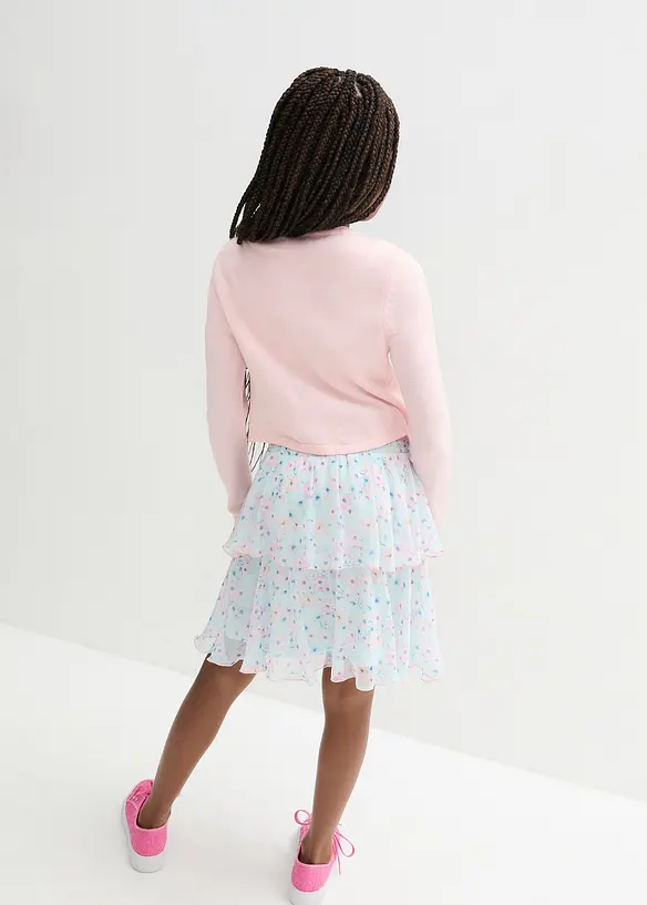 Festlig stickad bolero för barn, bonprix