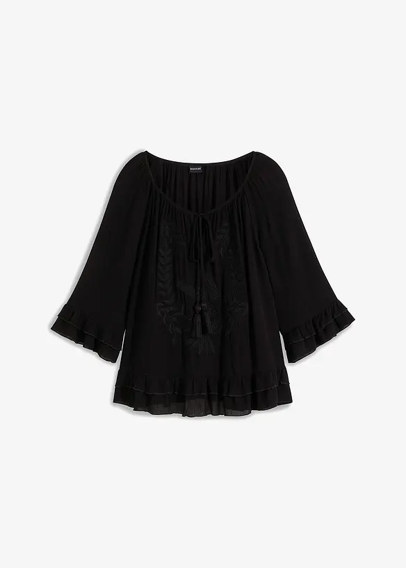 Tunika med broderi, bonprix