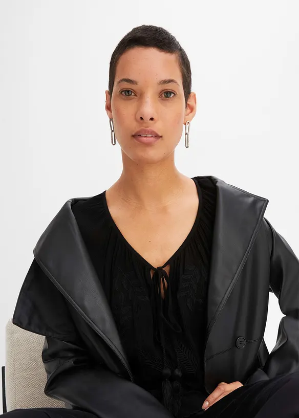 Tunika med broderi, bonprix