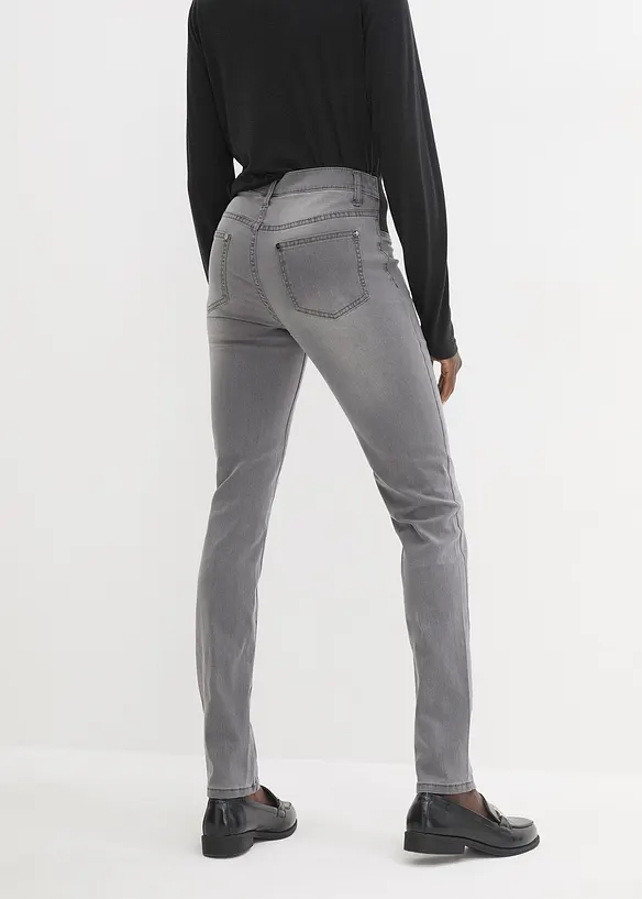 Jeans med bekväm midja, bonprix