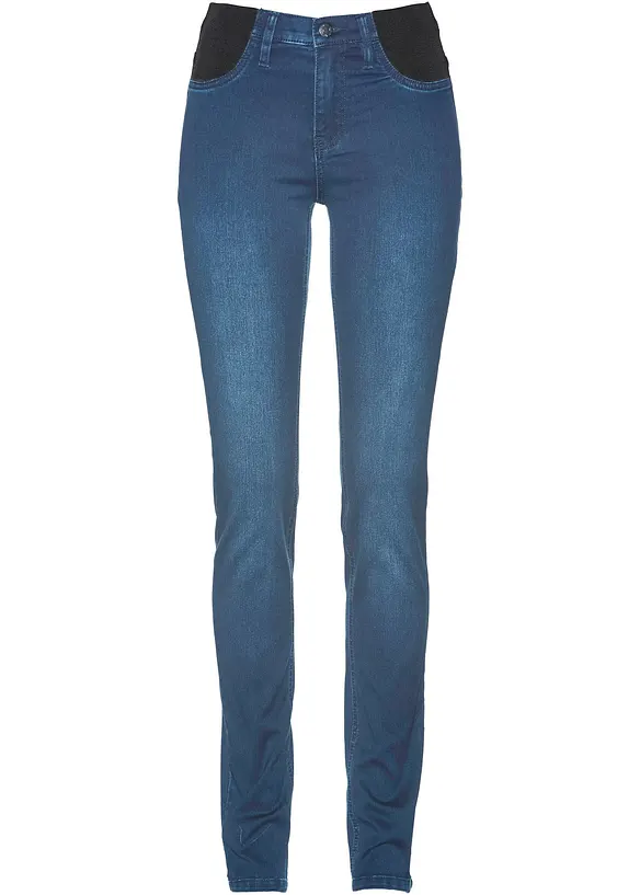 Jeans med bekväm midja, bonprix
