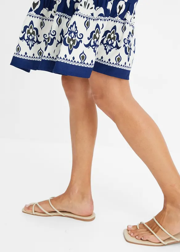 M&ouml;nstrad tunikakl&auml;nning i viskos med mjukt fall, bonprix