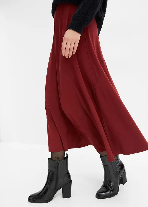 Utsvängd jerseykjol, bonprix