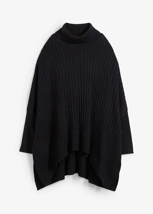Oversizetröja med poncholook, bonprix