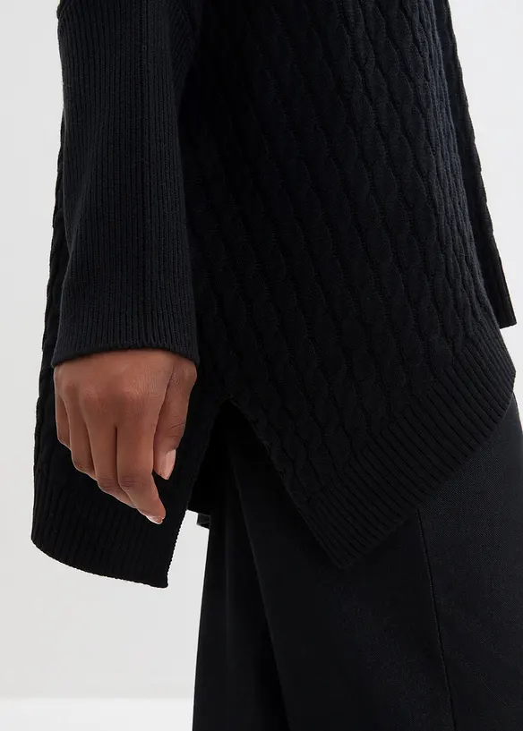 Oversizetröja med poncholook, bonprix