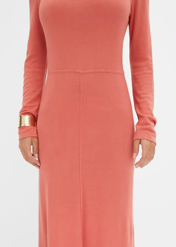 Stickad maxiklänning, bonprix