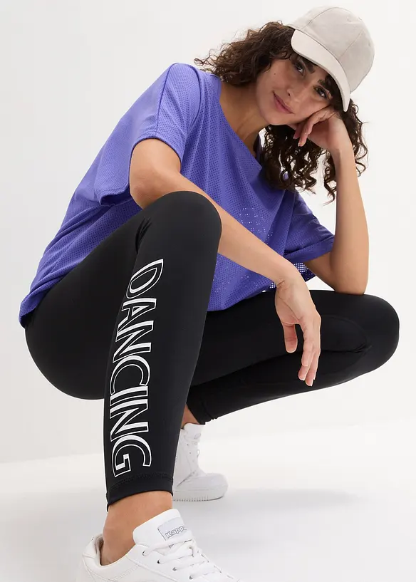 Ankellånga leggings, snabbtorkande, bonprix