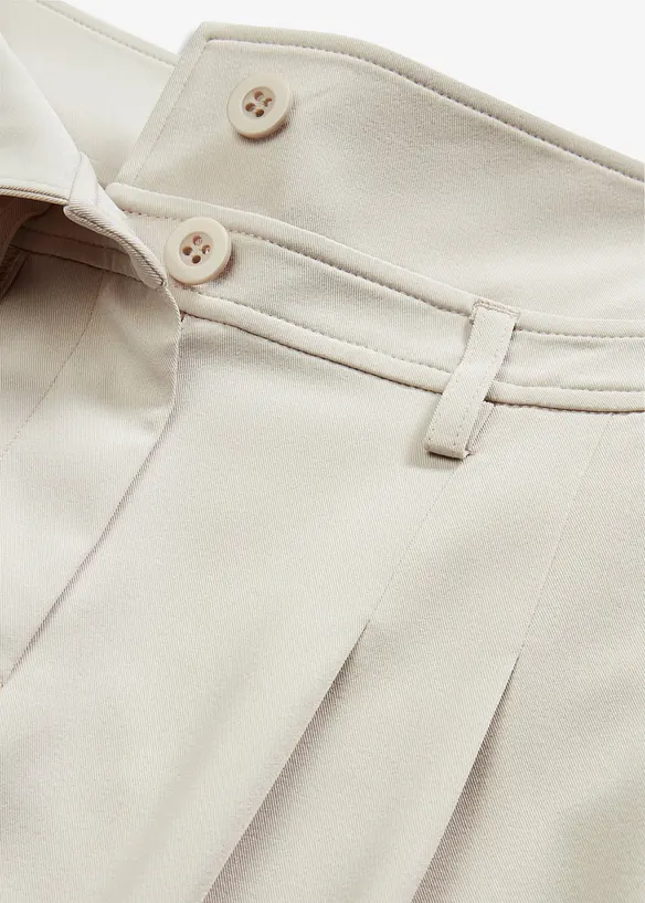 Utsvängd byxa, High Waist, bonprix