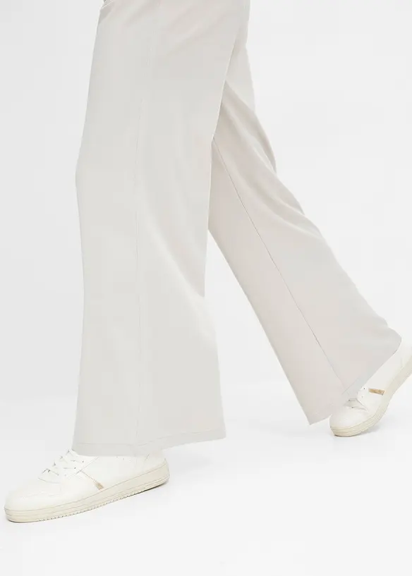 Utsvängd byxa, High Waist, bonprix