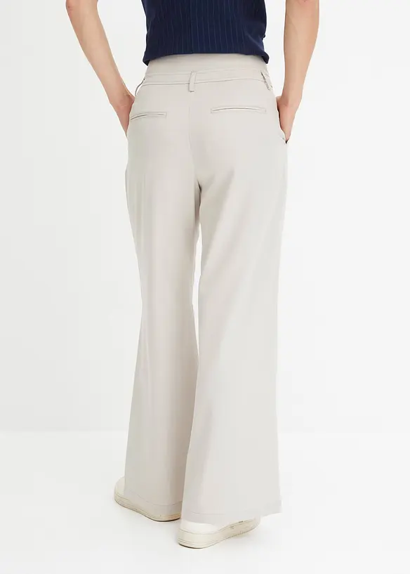 Utsvängd byxa, High Waist, bonprix