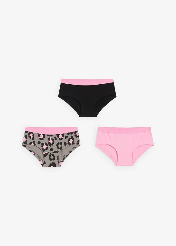 Trosa med ekologisk bomull  (3-pack), bonprix