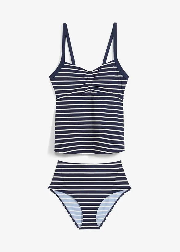Tankini med snörning (2 delar), bonprix