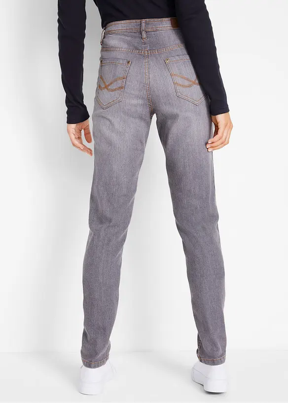 Mom Jeans Mid Waist, Stretch, bonprix