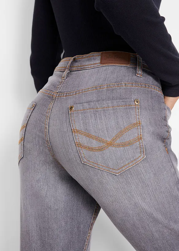 Mom Jeans Mid Waist, Stretch, bonprix