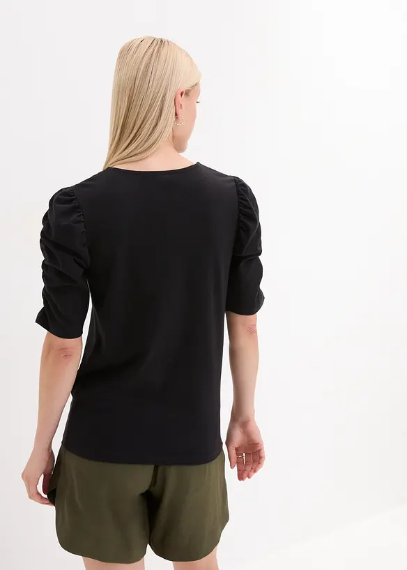 Topp med puffärmar, bonprix