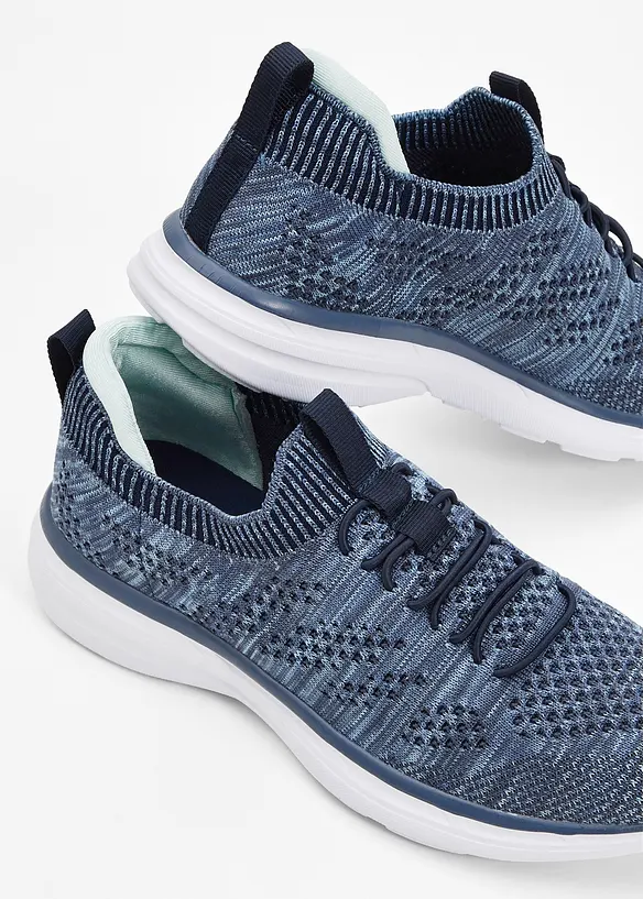 Slip-on-sneakers i mjukt material, bonprix