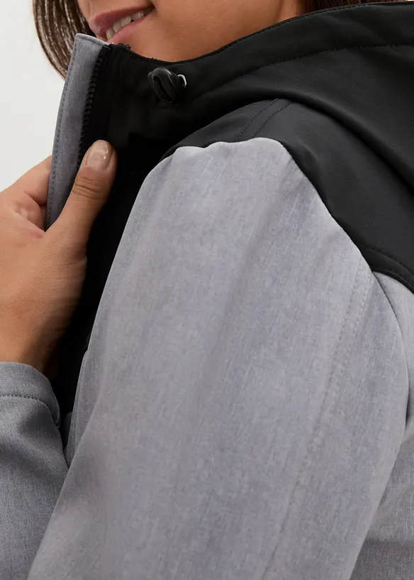 Mammakappa av softshell med babyficka, bonprix