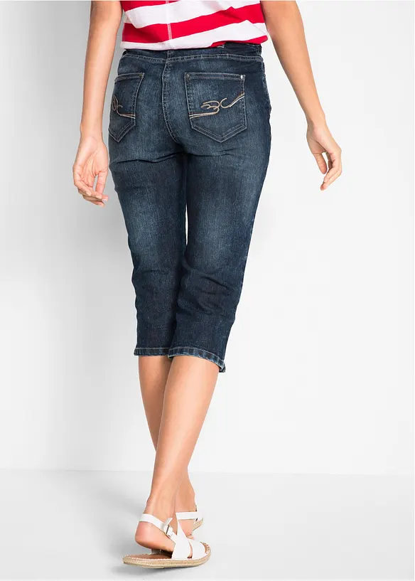 Stretch Straight Jeans Mid Waist, bonprix