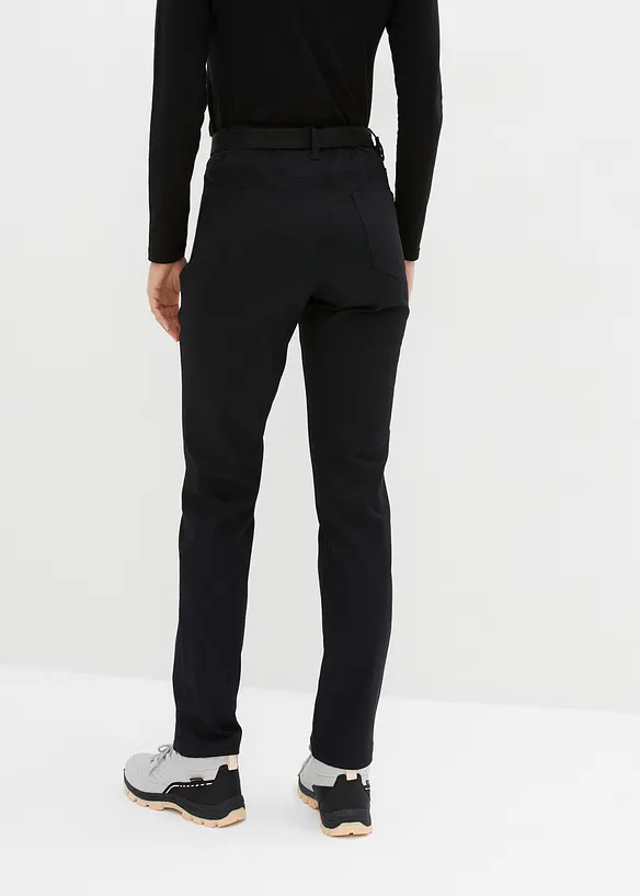 Vattenavvisande funktionsbyxa i stretchig twill med skärp, bonprix