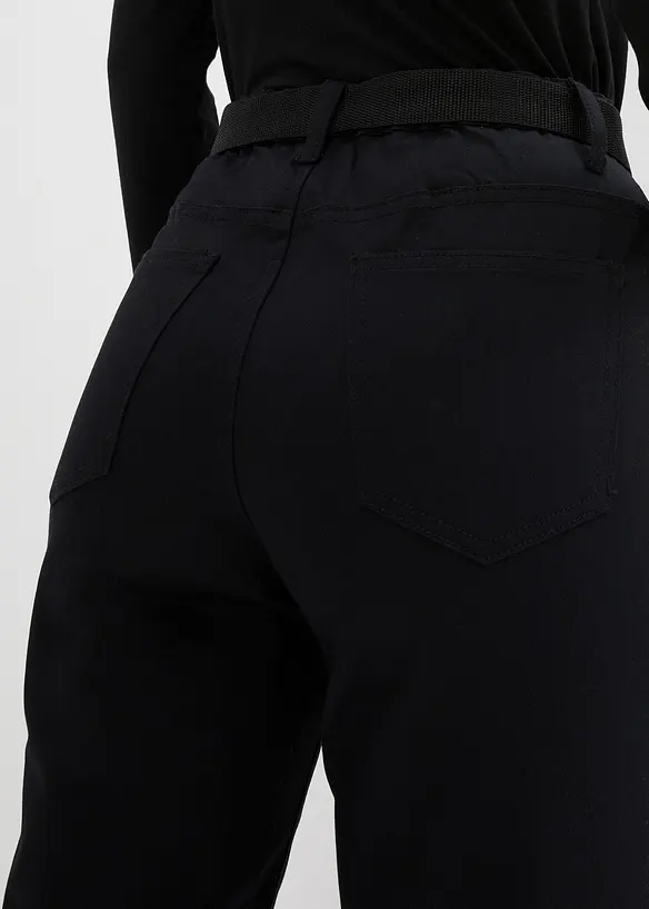 Vattenavvisande funktionsbyxa i stretchig twill med skärp, bonprix