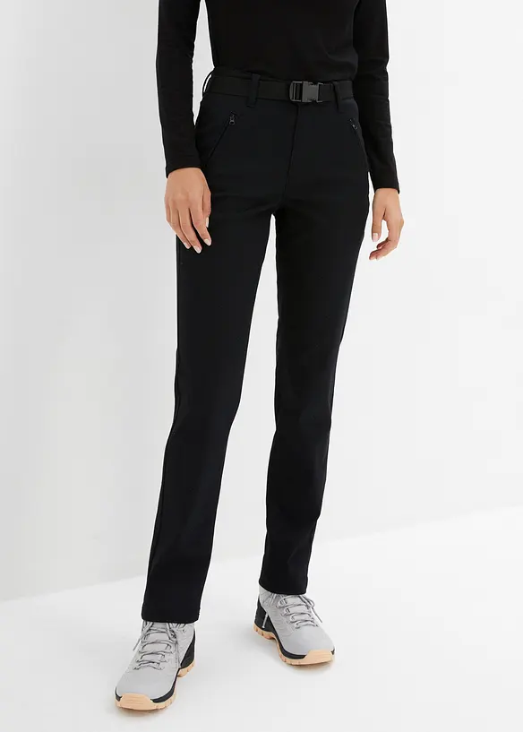Vattenavvisande funktionsbyxa i stretchig twill med skärp, bonprix