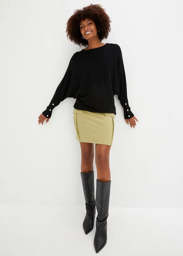 Tröja av viskosmix, bonprix