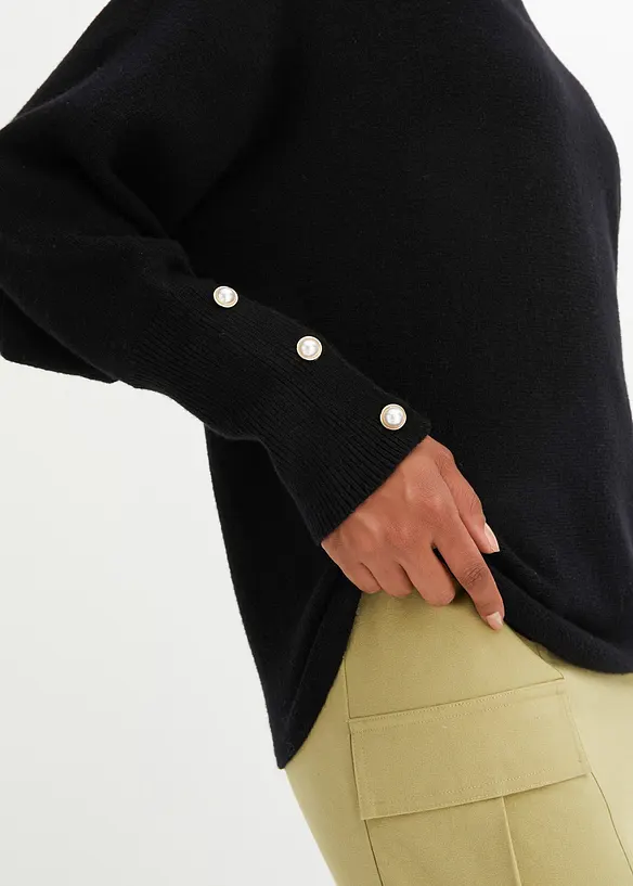 Tröja av viskosmix, bonprix