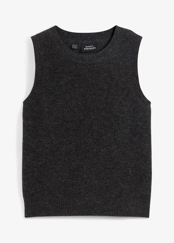 Slipover i ylleblandning med alpackaull, bonprix